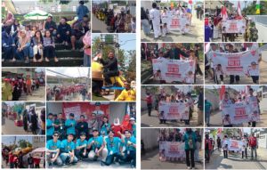 “Teguh Panceg Ngawangun Negeri”: Karnaval Desa Sayang Semarakkan HUT ke-80 RI dengan Warna-Warni Budaya Lokal