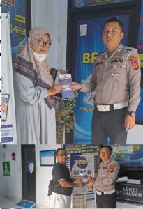 Polantas Karib Satpas SIM Polres Ciamis — Hadir Mendekatkan Pelayanan, Sosialisasikan Aplikasi SINAR