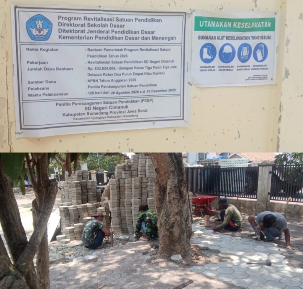 Proyek Revitalisasi SDN Cimanuk Ujungjaya Disorot, Mulai dari Keterbukaan Informasi hingga Dugaan Pekerja Tanpa APD