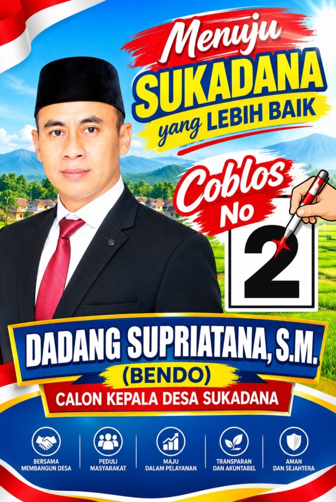 Harapan Baru Sukadana — Dadang Supriatna, S.M. (Bendo) dan Langkah Menuju Desa yang Lebih Baik